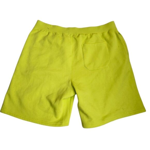 Polo Ralph Lauren Neon Yellow Fleece-lined Mens Shorts Sz 1XB - Picture 2 of 8